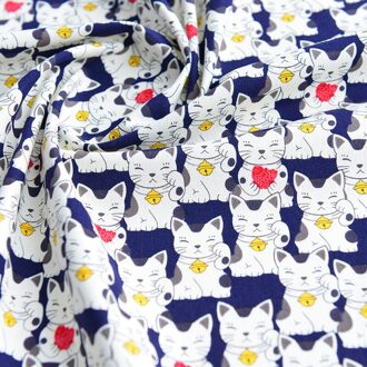 50Cm * 110Cm/Stuk, Cartoon Bel Kat, Katoen, Kleding, Handtas, gordijn, Tafelkleed, Marionet Doek, Diy Handgemaakte Materiaal 2