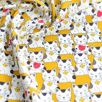 50Cm * 110Cm/Stuk, Cartoon Bel Kat, Katoen, Kleding, Handtas, gordijn, Tafelkleed, Marionet Doek, Diy Handgemaakte Materiaal