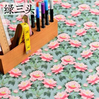 50Cm * 140Cm/Stuk, Pioen Bloemen, Puur Katoen, Kleding Tafelkleed, Gordijn, beddengoed, Marionet Doek, Diy Handgemaakte Materialen 3