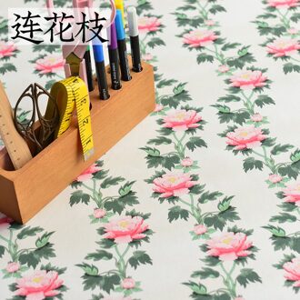 50Cm * 140Cm/Stuk, Pioen Bloemen, Puur Katoen, Kleding Tafelkleed, Gordijn, beddengoed, Marionet Doek, Diy Handgemaakte Materialen