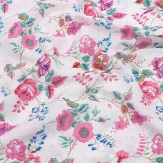 50Cm * 145Cm/Stuk, Grote Bloem Afdrukken Puur Katoen Doek, Shirt, Jurk, hoofddoek, Marionet, Gordijn, Tafelkleed, Diy Handgemaakte Materiaal 2