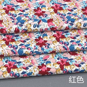 50Cm * 145Cm/Stuk, Pastorale Bloemen Katoenen Doek, Shirt, Rok, Kussen, sjaal, Marionet, Decoratieve Stof, Diy Handgemaakte Materiaal