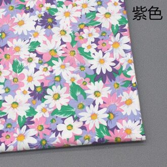50Cm * 147Cm/Stuk, Katoen Kleine Daisy Bloemen Gedrukt Doek, Overhemd, Gordijn, kussen, Pop Hoofdtooi Stof, Diy Handgemaakte Materiaal 2