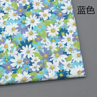 50Cm * 147Cm/Stuk, Katoen Kleine Daisy Bloemen Gedrukt Doek, Overhemd, Gordijn, kussen, Pop Hoofdtooi Stof, Diy Handgemaakte Materiaal