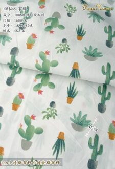 50Cm * 160Cm/Stuk, Groen Bos Bloem Blad Twill Katoenen Doek, Kleding Tafelkleed, gordijn Marionet Stof, Diy Handgemaakte Materiaal 8