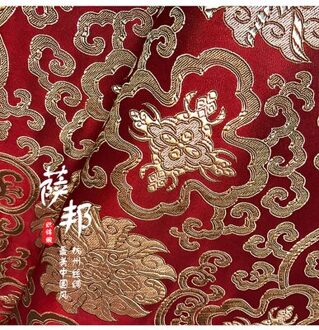 50Cm * 75Cm/Stuk, Antieke Draak Jacquard Zijden Doek, Kleding, Cheongsam, tafel Vlag, Gordijn, Kussen Stof, Diy Handgemaakte Materialen 2