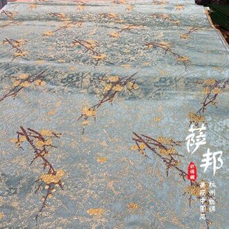 50Cm * 75Cm/Stuk, Pruimenbloesem Jacquard Zijden Doek, Jurk, Qipao, Kussen, tafel Vlag, Gordijn, Quilt Stof, Diy Handgemaakte Materiaal 1