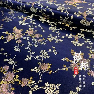 50Cm * 75Cm/Stuk, Water Ijs Bloem Zijde Gemengd Doek, Kleding, Cheongsam, tafel Vlag, Gordijn, Kussen Stof, Diy Handgemaakte Materiaal 2