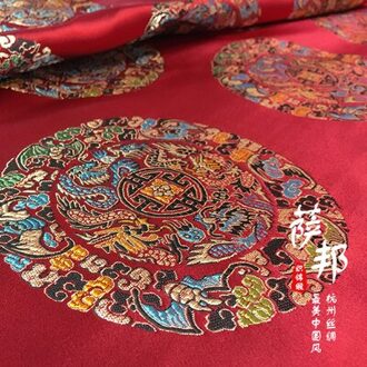 50Cm * 75Cm/Stuk, Wulongtuan Jacquard Zijden Doek, Jurk, Qipao, Kussen, tafel Vlag, Gordijn, Quilt Stof, Diy Handgemaakte Materiaal 2
