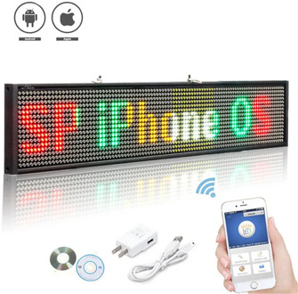 50CM P5MM Led Sign Programmable Scrolling Message LED Display Board Display multi-language Time countdown