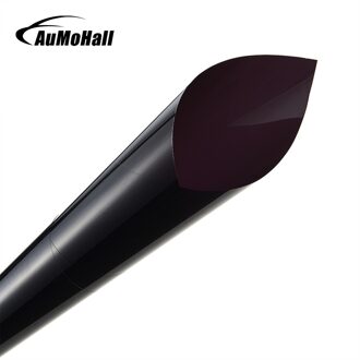 50Cm X 300Cm Dark Black Car Window Tint Film Glas Vlt 5% Roll 1 Ply Auto Auto Huis commerciële Zonne Bescherming Zomer