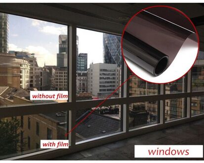 50cmX152cm 99% Uv Zelfklevende 35% Vlt Sticker Bescherming Geverfd Window Tint Film Voor Auto