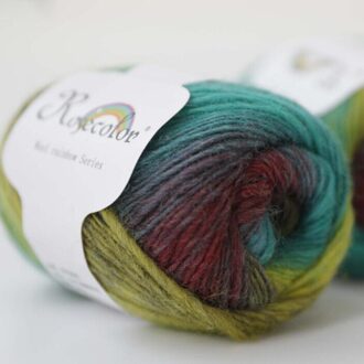 50g/ball Dik Sectie geverfd Regenboog Garen 100% Zuivere Wol Garen voor DIY Hand Breien Gehaakte Sjaal sjaal Draad XD003 N09