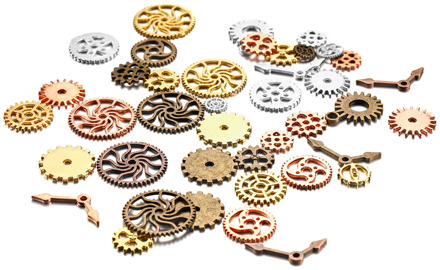 50g/lot Mini Gear Clock Pointer Steampunk Nail Art Filling UV Resin Epoxy Mold For DIY Resin Epoxy Molds Jewelry Making Findings