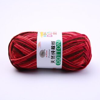 50Gram/Bal Segment Dye Katoen Melk Garen Haak Baby Wol Hand-Gebreide Garen Trui Pop Sjaal Benodigdheden 1