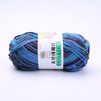 50Gram/Bal Segment Dye Katoen Melk Garen Haak Baby Wol Hand-Gebreide Garen Trui Pop Sjaal Benodigdheden 6