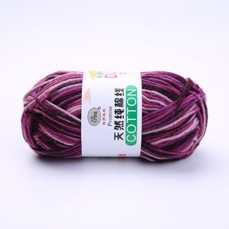 50Gram/Bal Segment Dye Katoen Melk Garen Haak Baby Wol Hand-Gebreide Garen Trui Pop Sjaal Benodigdheden