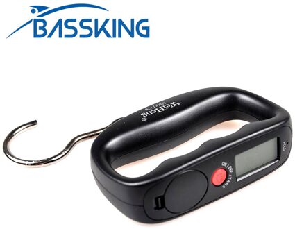 50Kg/10G Vissen Schaal Led Digitale Draagbare Elektronische Bagage Opknoping Hand Schaal Weegschaal Visgerei tool