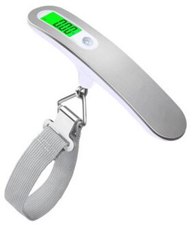 50Kg/110lb Smart Lcd Digitale Display Elektronische Weegschaal Mini Draagbare Keukenweegschaal Huishoudelijke Draagbare Opknoping Wegen Tool Blauw