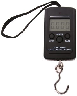 50Kg 5/10G Mini Draagbare Digitale Weegschaal Met Een Meter Tape Measur Voor Vissen Bagage Keuken Weging 2