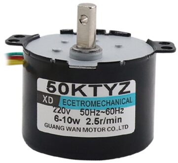 50Ktyz Ac Synchrone Motor 220V 1Rpm Micro Gear Motor Permanente Magneet Motor