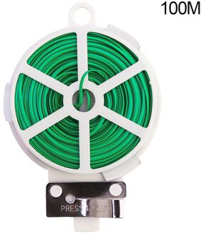 50M/100M Herbruikbare Tuin Twist Tie Binddraad String Met Cutter Stevige Plant Twist Tie Tuinieren Groente enten Fixer
