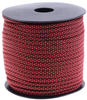 50M Reflecterende Guyline Outdoor Camping Tent Touw Lopers Guy Line Cord Draad Outdoor Camping Wandelen Tent Accessoires ZCOD0489-RDB