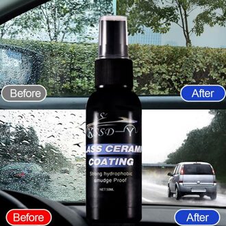 50Ml Auto Voorruit Vloeibare Keramische Nano Jas Spray Hydrofobe Glas Coating Wasstraat & Onderhoud Auto Accessoires
