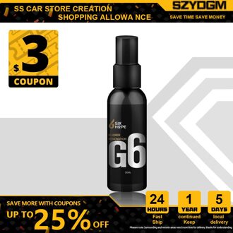 50Ml Automotive Interieur Coating Middel Indoor Horloge Board Leer Onderhoud Waterdichte Coating Reiniging Glas Autoruit Schoon