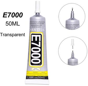 50Ml B6000 Lijm Telefoon Screen B7000 Super Sterke Lijm Stof Textiel T7000 Sieraden Kraal Glas Papier Foto School E7000 t9000 E7000 50ml 1stk
