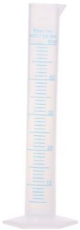 50Ml Maatcilinder Laboratorium Test Afgestudeerd Vloeibare Trial Tube Jar Tool W8ED
