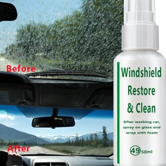 50Ml Voorruit Anti-Regen Middel Waterdichte Regendicht Middel Glas Regen Mark Olie Film Remover Auto Glass Cleaner Gereedschap