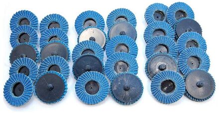 50Mm 2 Inch Flap Disc Schuren Schijf Voor Rolor Roll Lock Schuurmiddelen Past Polijsten Metalen Ijzer Roest Verwijderen slijpschijf
