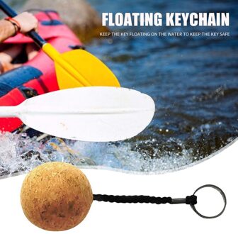 50Mm Boot Drijvende Kurk Sleutelhanger Water Drijfvermogen Bal Drijvende Kayak Sleutelhanger Geschikt Voor Een Verscheidenheid Van Water Sport
