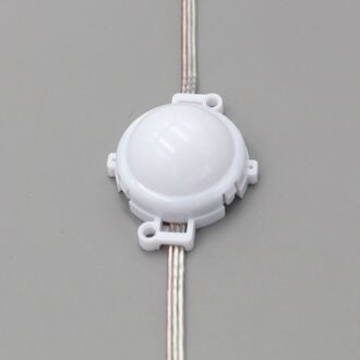 50mm diameter; 24 V; UCS2903; adresseerbare led smart module; 1.68 W; 7 stks 5050 SMD LED RGB LED; RGB full kleur; milky cover