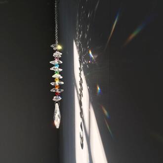 50Mm Gorgeous Crystal Prisma Venster Opknoping Feng Shui Prism Zon Catcher Rainbow Maker Home Garden Decor