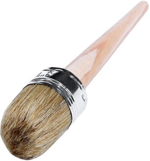 50Mm Houten Handvat Ronde Haren Krijt Olieverf Schilderij Wax Borstels 185Mm Lange