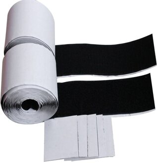 50Mm X 1M Zelfklevende Haak En Lus Tape Dubbelzijdig Lijm Sticker Nylon Met Gue Stof tape Voor Naaien