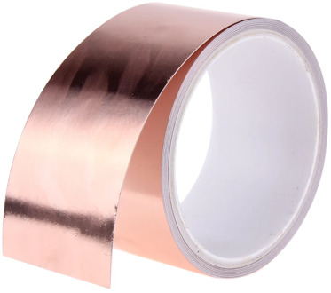 50mm X 5.5m Double Conductive Adhesive EMI Shielding Copper Foil Tape Great for slug repellent EMI shielding stained glass