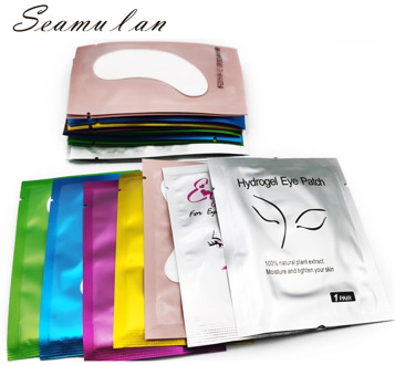 50pairs/Lots Eye Paper Patches False Eyelash Grafted Eyelashes Under Eye Pads Lint Free Stickers Makeup for Eyelash Extension
