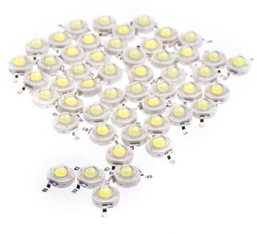 50Pcs 1 W Diode High Power Cool White Led Kralen 1 Watt Lamp Chip 3 V-3.4 V
