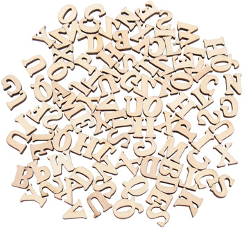 50pcs/100PCS Unfinished Wooden Capital Letters Alphabet Wood Cutout Discs For Patchwork Scrapbooking Arts Crafts DIY Decoration