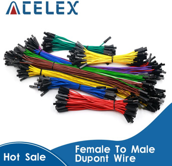 50pcs 10CM/20CM/30CM Dupont Cable Wire For Arduino Breadboard Male Female Dupont Jumper Wire Cables 1P-1P 2.54MM Wire Connector