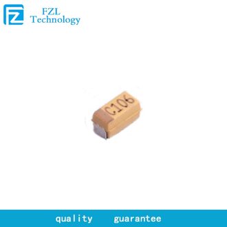 50Pcs 10Uf (106) ± 10% 16V Tantaal Condensator CASE-A_3216 3 Ω @ 100Khz