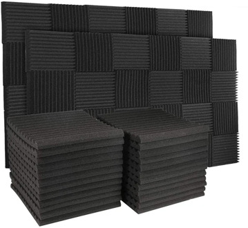 50Pcs 12 Slot Fire-Retardant Soundproof Cotton Sound-Absorbing Cotton Egg Cotton Sound-Absorbing Wall Panel