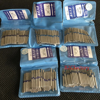 50pcs/1bag SF Series Dental diamond burs Dental Diamond FG High Speed Burs for polishing smoothing 1.6mm Shank