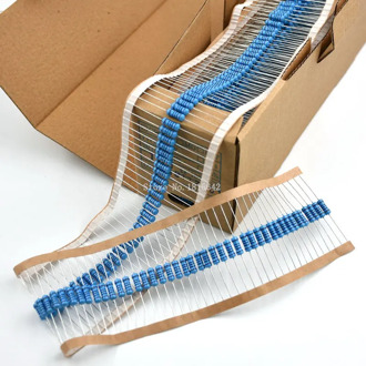 50PCS 1W Metal film resistor 1% 1R ~ 1M 2R 10R 22R 47R 100R 330R 1K 4.7K 10K 22K 47K 100K 470K 1 10 22 47 100 330 ohm resistance