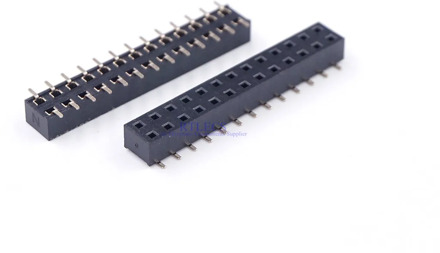 50pcs 2.54mm PCB Female Header Dual Row Pin Header SMD /SMT 2x13 26 Pin Insulator Height 5.0 mm Low profile Straight PCB