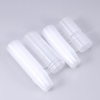 50Pcs 25Ml Wegwerp Portie Cups Clear Gedeelte Container Met Deksels Voor Jelly Yoghurt Mousses Saus afbeelding 1