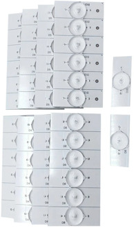 50PCS 3V SMD Lamp Beads with Optical Lens Fliter for LED TV Repair Led Light Strip Part Accessories